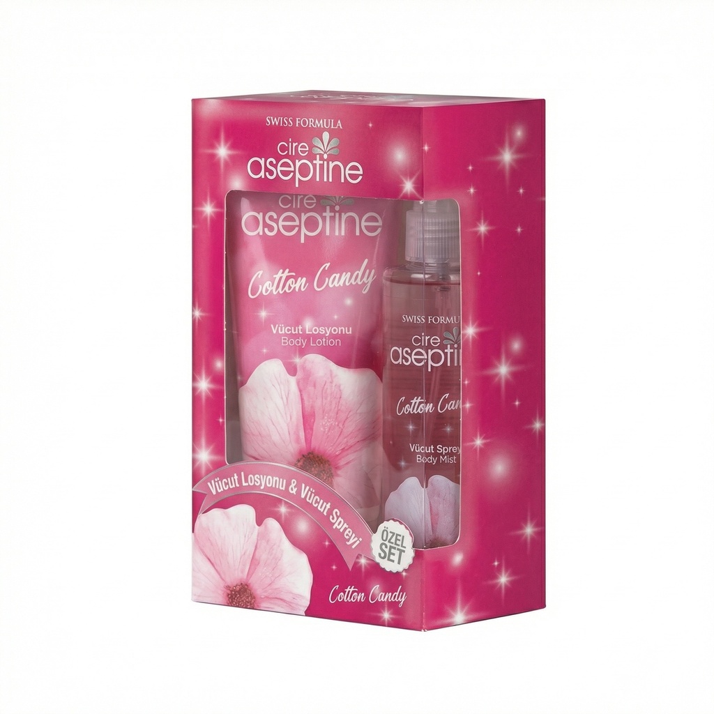 Aseptine Set Body Lotion&Mist Cotton Candy