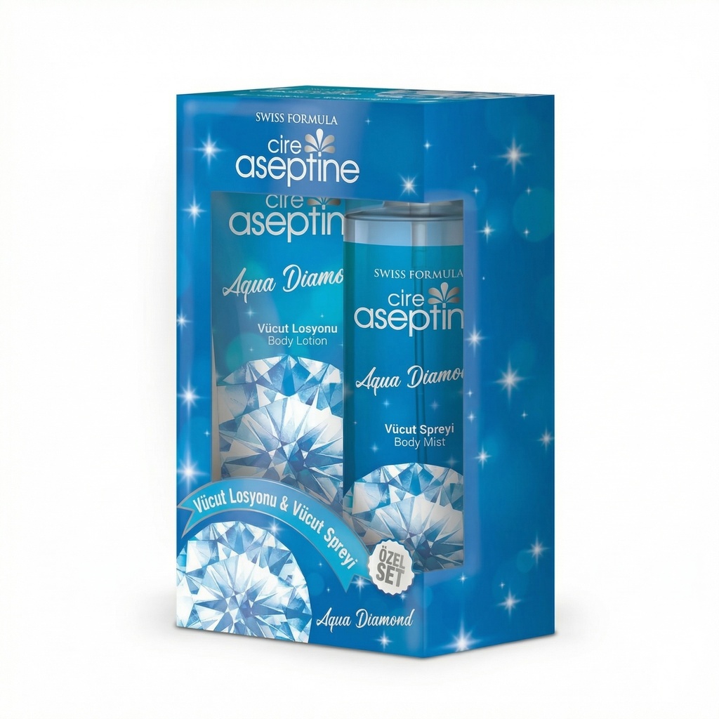 Aseptine Set Body Lotion&Mist Aqua Diamond