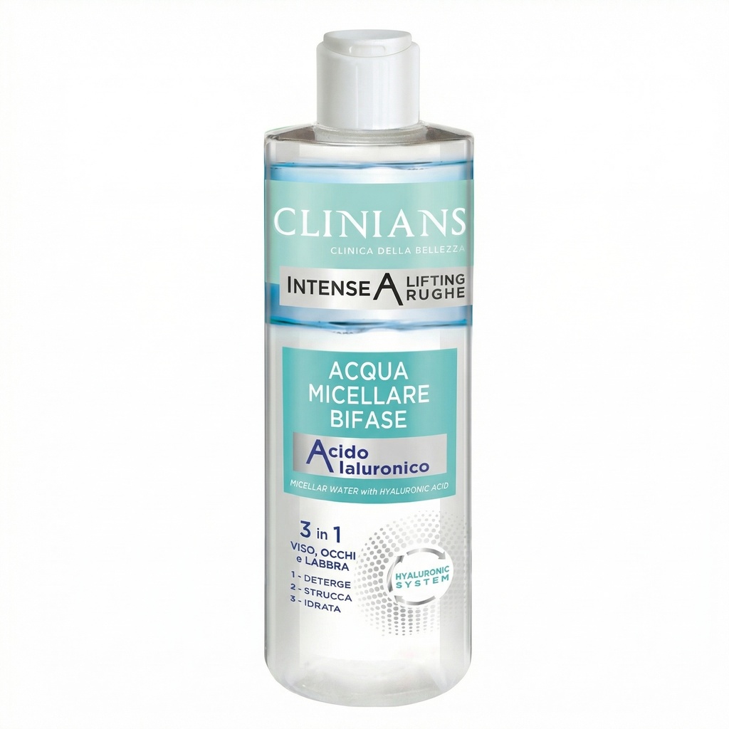 Clinians Micellar 2Phase water with Hyaluronic acid 