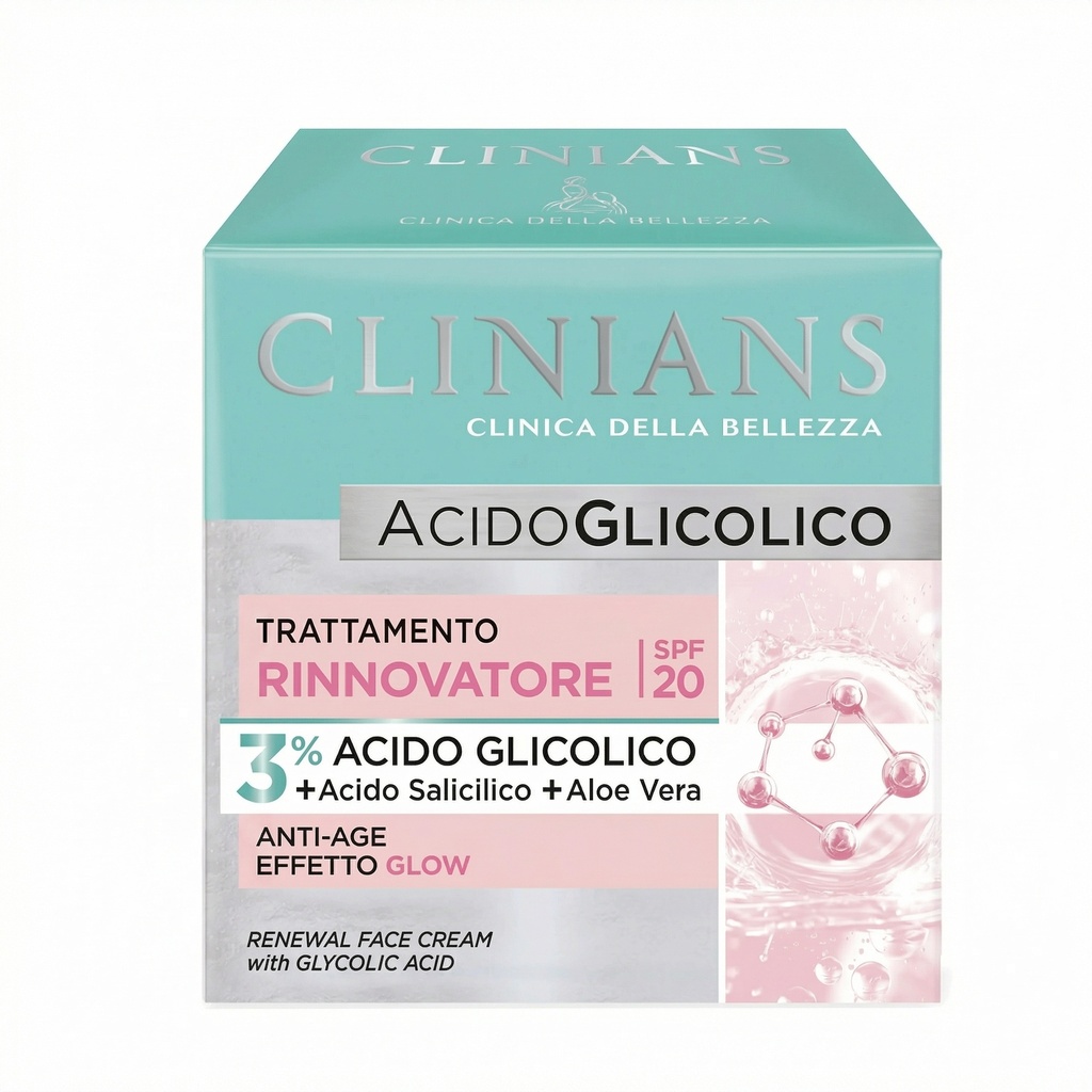 Clinians Renewal Face Cream with 3% Glycolic acid
