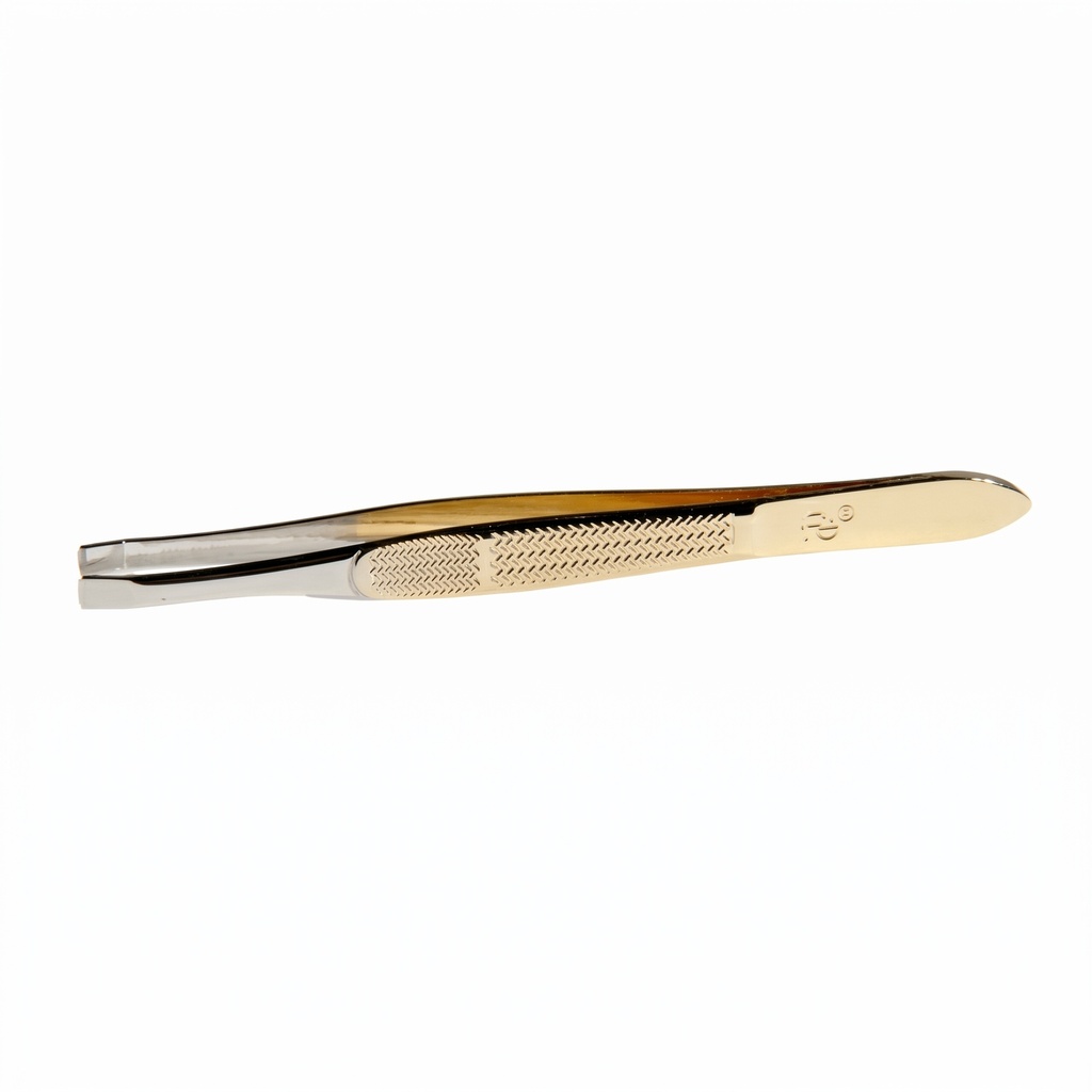 [FEPI026] FE Golden stainless Elegance Tweezer Straight Tip