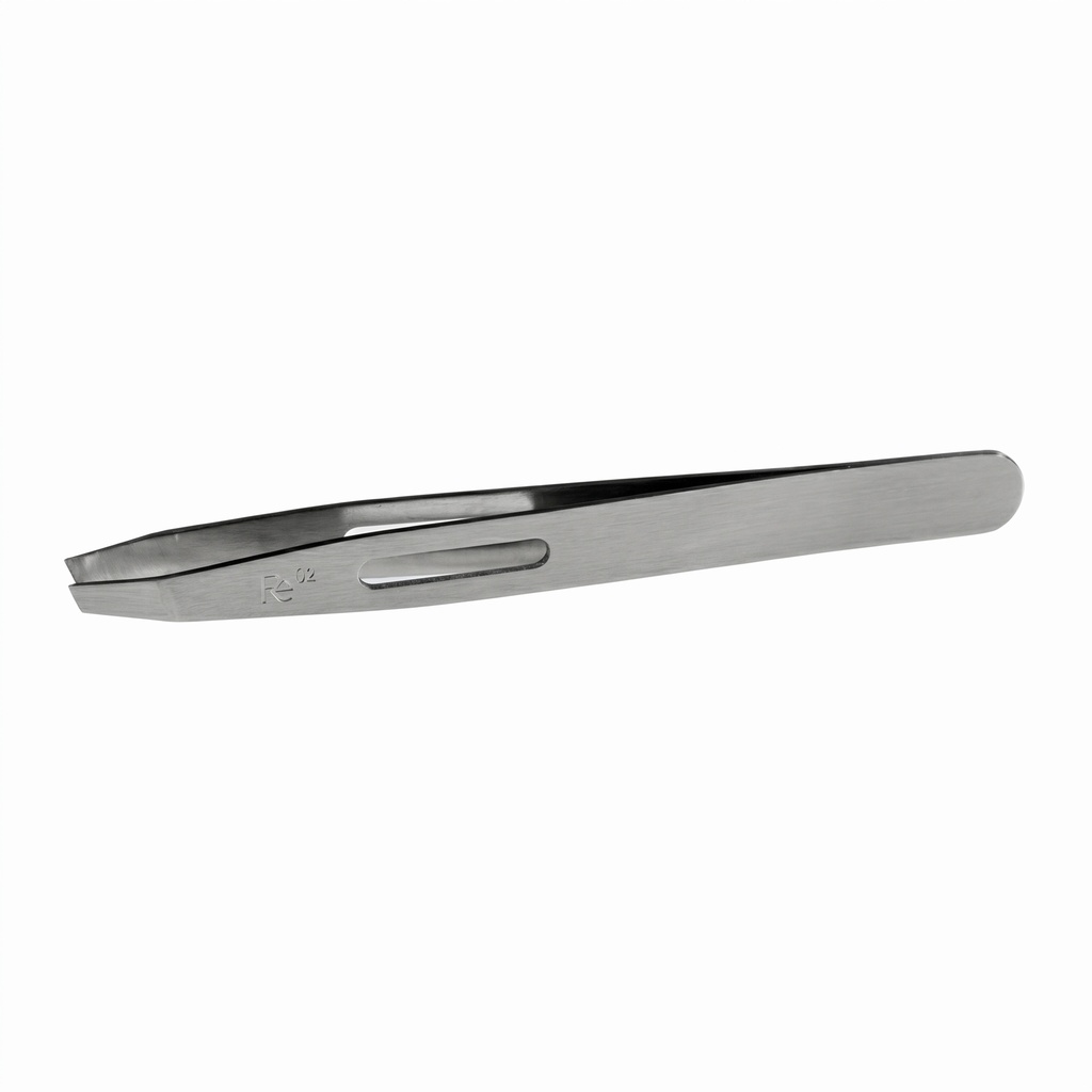 [FEPI033-B] FE Stainless Professional Tweezer Slant Tip
