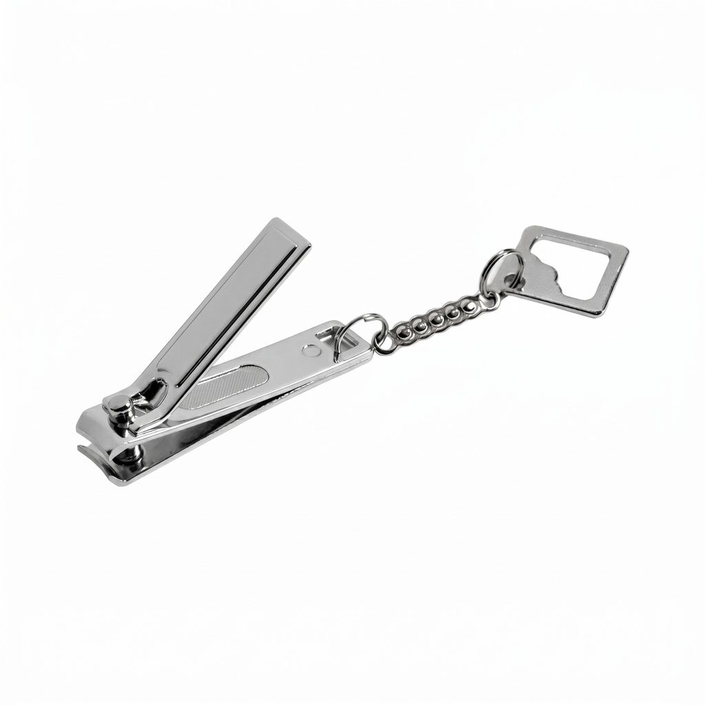 [FEPI034] FE Baby Nail Clipper Chrome With Chain
