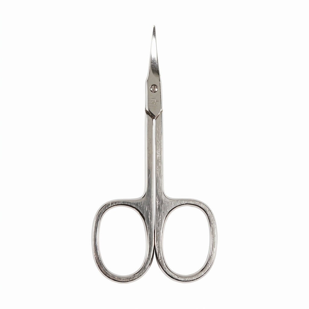 [FEPI019] FE Manicure Scissors Curved Steel Tip Carbon