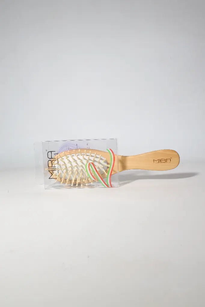 Mira Hair Brush Wood MA03