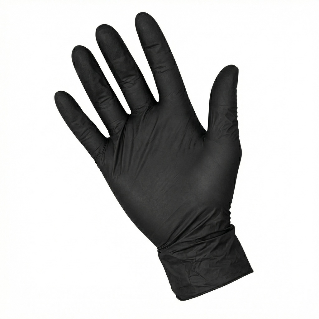 Stop Nitrile Gloves Black XL