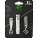FE SET Nail Clipper Set X3 with Chain