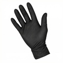Stop Nitrile Gloves Black M